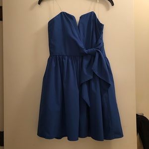 Blue cocktail dress